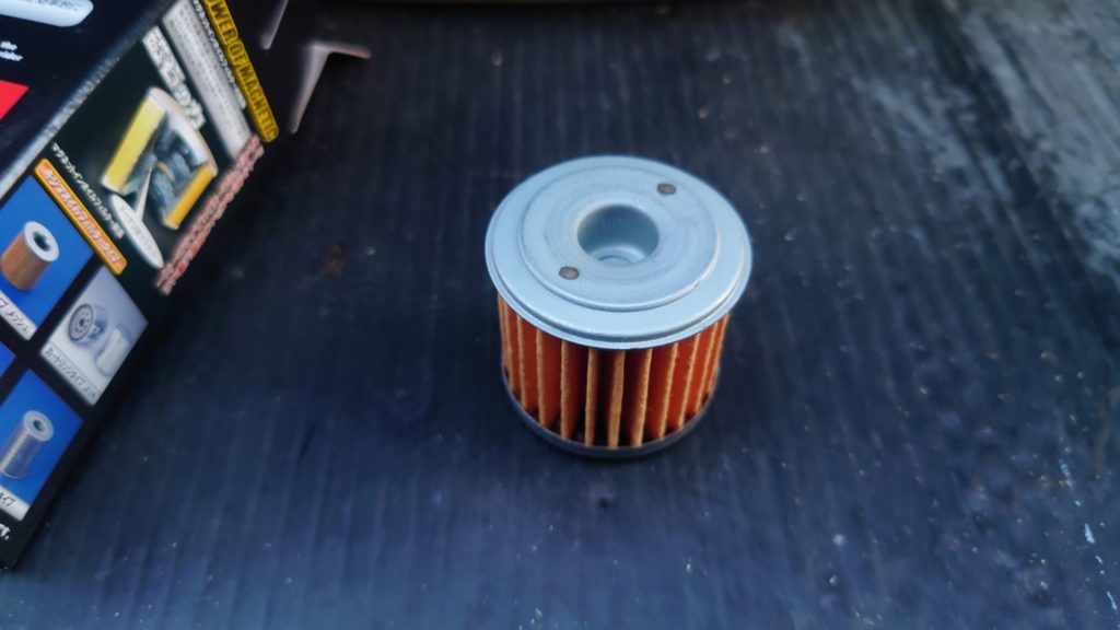 CC110 クロスカブのオイルフィルター交換