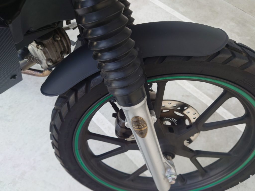 CC110 ショートフェンダー 装着後 外観