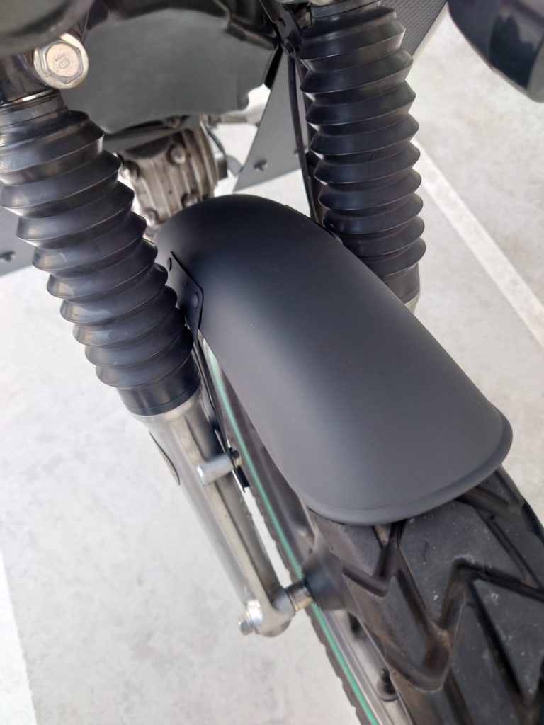 CC110 ショートフェンダー 装着後 外観