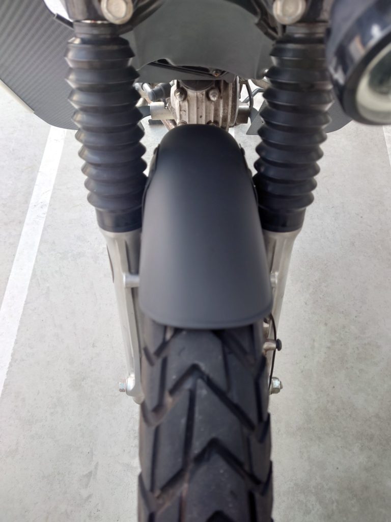 CC110 ショートフェンダー 装着後 外観